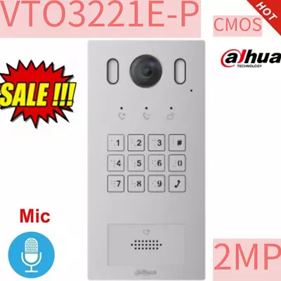 Dahua VTO3221E-P Keypad Outdoor Station IP Villa Video Intercom PoE 2-Way Audio • $233.99