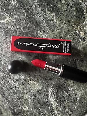 MAC MATTE LIPSTICK FULL 3g ** RED ROCK 640 **   NEW AND BOXED • £10