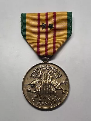 Vietnam Service Medal With 2 Campaign Stars • $16