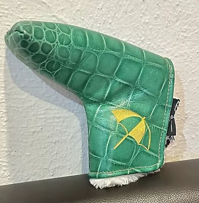 Ace Of Clubs Putter Headcover Masters Green Bay Hill Umbrella Crocodile Print • $50