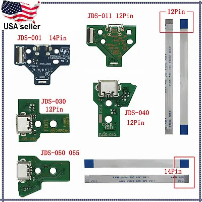 Lot 3X USB Charging Port Board Dock Connector Flex Cable For Sony PS4 Controller • $5.95