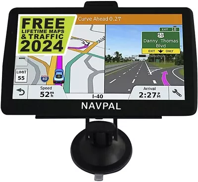 NAVPAL PRO GPS SAT NAV (7 INCH) UK EUROPE EDITION 2024 (FREE Lifetime Updates) • £59.99