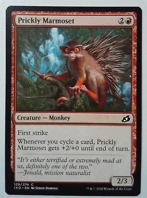 Prickly Marmoset *Common* Magic MtG X1 Ikoria • $1.49