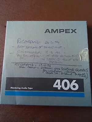 AMPEX Reel To Reel 7  Audio Mastering Tape 406 • £7.50