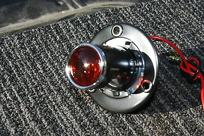 LUCAS MT211 TAILIGHT TAIL LIGHT Tail Lamp  ROUND SMALL British BOBBER CAFE #508  • $38.99