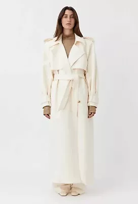 Camilla And Marc Cora Trench Coat Cream S/M $800 • $750