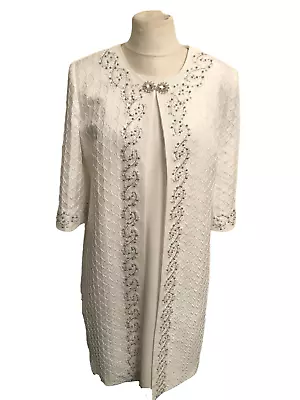 £148.50 • Buy Designer Sexy Women White Dress And Coat Set Mother Of The Bride Church