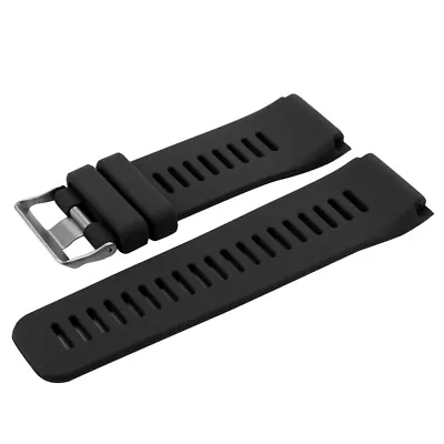 Silica Gel Watch Band Wristwatch Strap Fit For Garmin Vivoactive HR (Black) BST • $9.65