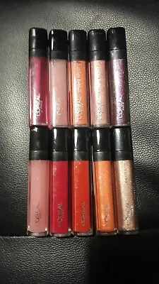 L'oreal Infallible Lip Gloss 8ml 22 Shades To Choose • £2.75