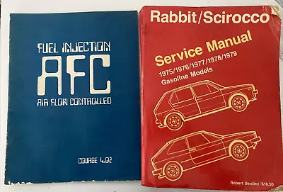 VW Service Manual Volkswagen Rabbit/Scirocco 1975 1976 1977 1978 1979 W/FI Bonus • $15