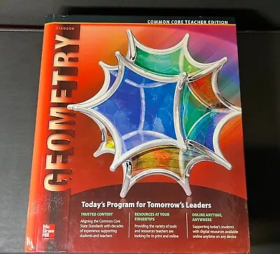 Glencoe Geometry Common Core 2014 - Teacher Edition Text Book*pre-owned* • $69.99