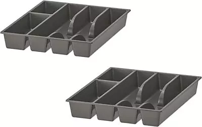 Ikea Flatware Silverware Cutlery Trays (2-pack) 10 X 12 Drawer Insert Smacker • $30.71