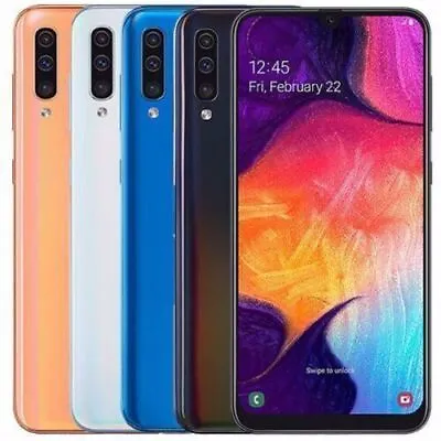 Samsung Galaxy A50 6.4in 25MP 64/128GB 4GB RAM Unlocked Mobile Grade B • £69.99