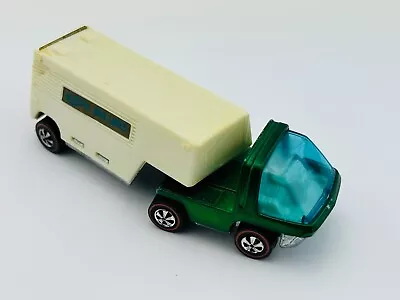 Hot Wheels Redline MOVING VAN Green White Interior Heavyweights Nice !!! • $125