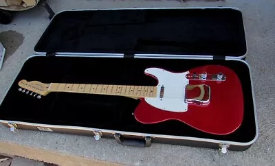 2006 MIM Fender Metallic Sparkle Red Telecaster W. Hardshell Case MINT Condition • $795