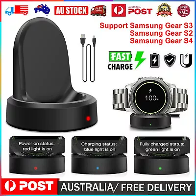 For Samsung Galaxy Watch Gear S2/S3/S4 Wireless Charger Charging Dock 42mm/46mm • $13.89
