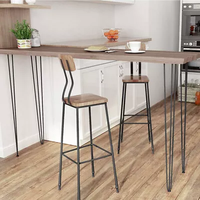 30  Inch Hairpin Table Legs Metal Solid Bar Work Bench Coffee Table Desk Legs • $37.04