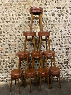 JOB LOT 10 X VINTAGE BEN CHAIR STOOLS MID CENTURY G PLAN DANISH DESIGNER 1960’s • £295