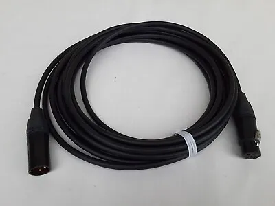 Canare Black Quad Microphone Mic Cable Neutrik Xlr 15 Ft • $24