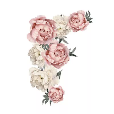 £3.95 • Buy DIY Large Peony Rose Flower Background Art Wall Stickers Decal Home Decor