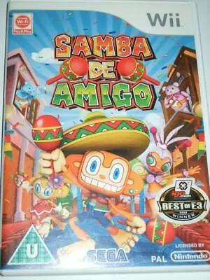 Samba De Amigo  Nintendo Wii (No Manual)   FREE UK  P&P  • £3.45