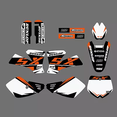 Graphics Decals Kit For KTM 65 SX 2002 2003 2004 2005 2006 2007 2008 • $44.64