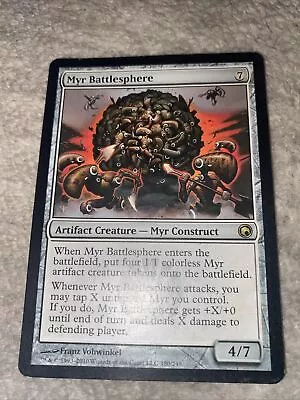 Myr Battlesphere 180/249 Rare Scars Of Mirrodin SOM MTG • $2