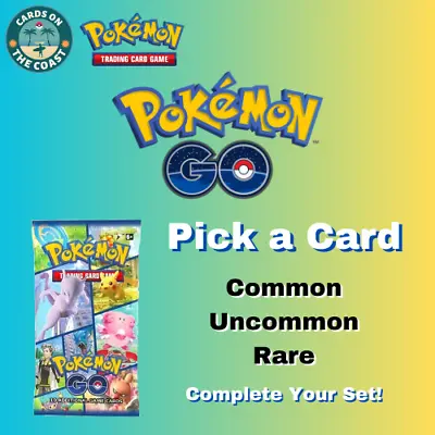 $1 • Buy Cheap Pokemon Go Pokemon Cards Common, Uncommon + Rare 001-078 Complete The Set.