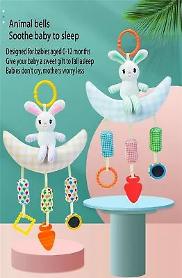 Soft Toys Crib Cot Pram Stroller Car Seat & Pushchair Hanging Rattle Baby Toys • £5.99