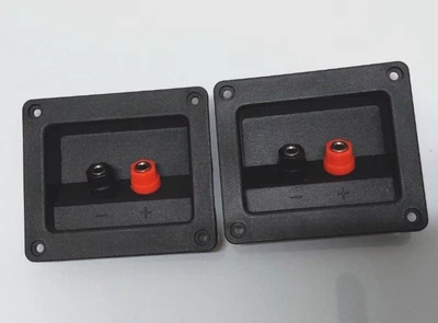 £5.50 • Buy 2 X Speaker Terminal Panel With Binding Post / 4mm Socket