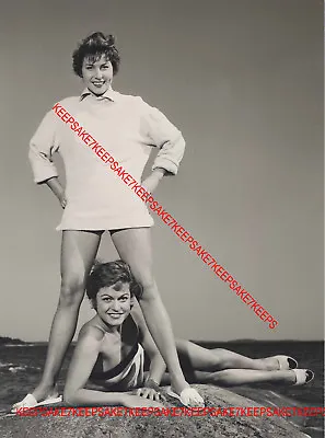 Leggy Actresses Doris Kirchner (austrian) And Margit Saad (german) Photo A-dkm • $7.95