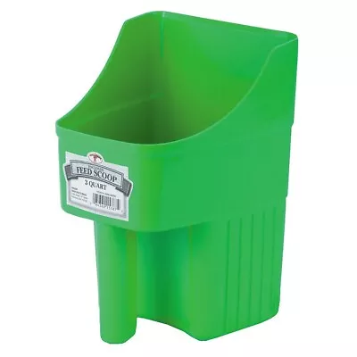 Miller Little Giant Enclosed Plastic Feed Scoop Lime 3 Qt • $12.15