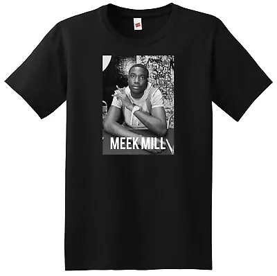 MEEK MILL T SHIRT Tour Photo Poster Tee Philly Rapper SMALL MEDIUM LARGE XL • $24.99