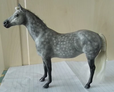 £24 • Buy Breyer Classic Model Vintage Quarter Horse Mare Custom CM To Dappled Grey Pony