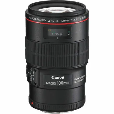 Canon EF 100mm F/2.8L Macro IS USM - 2 Year Warranty • £929