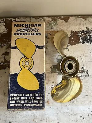 NEW Michigan Propeller AJC 474 10 1/2” X 16” Brass NOS Vintage • $113.95