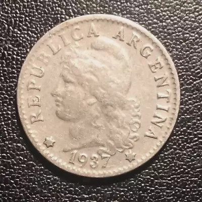 1937 Argentina Five Centavos Coin • $2.65