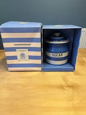 T G Green Cornishware SUGAR Storage Jar • £36.99