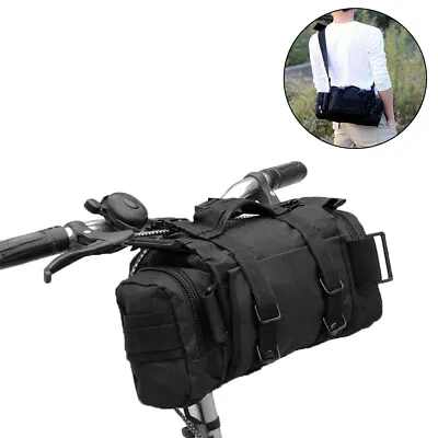 Bike Handlebar Bag Bicycle Shoulder Bag Front Storage Bag With Shoulder Strap • $16.99