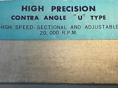 High Precision Contra Angle   U  Type 20000 Rpm • $30