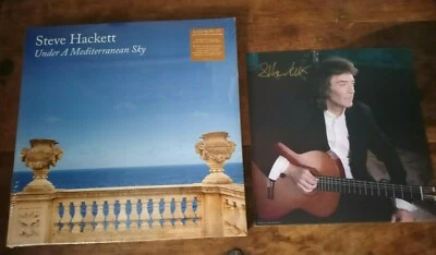 £29.99 • Buy Steve Hackett Under A Mediterranean Sky Signed Bundle 2lp Cd Art Print Genesis