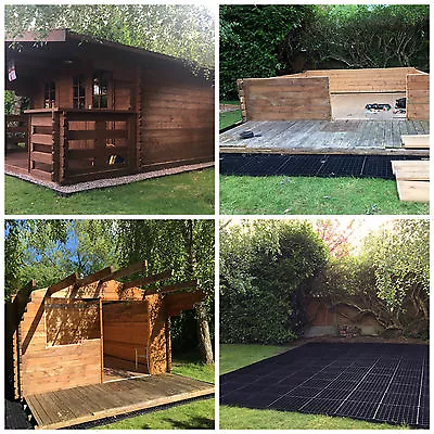 £12.49 • Buy GRAVEL BASE GRIDS GARDEN SHED BASE GREENHOUSE BASES GRAVEL GRIDS ECO BASE MATS S