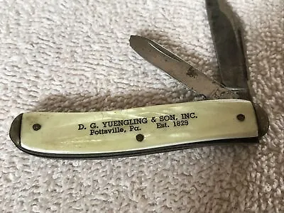 1950 D. G. Yuengling Beer Brewery Vintage Colonial Advertising Knife..rare • $225