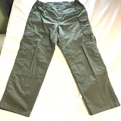 5.11 Tactical Men's Pants - Green 38x30 Fits • $22.89