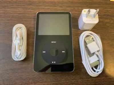 IPod Video Classic 5th 5.5 Wolfson DAC 80gb White Black New Battery - Lot • $45.99