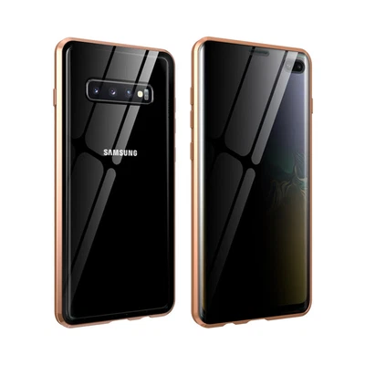 $21.55 • Buy For Samsung Galaxy S20 S10 S9 S8 Magnetic Anti Spy Privacy 360 Protective Case 