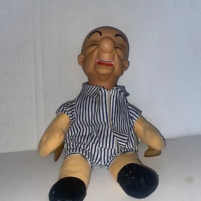 Vintage 1989 Mr. Magoo Original Doll 13  Plush Toy With 2 Suction Cups • $19.99