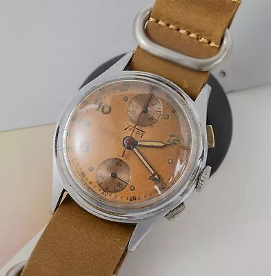 Telda Over Under Chronograph Vintage Wrist Watch Venus 170 • $599.95