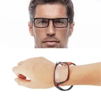 Slap On Wrist Folding Reading Glasses Wrist Watch Magnet Hanging Portable Unisex • $6.49