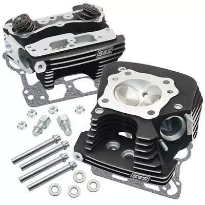 S&S Super Stock Cylinder Heads 89cc Black #106-3240 Harley Davidson • $1549.76